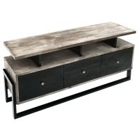 Urban Rustic Salvaged TV Stand - Urban Graphite