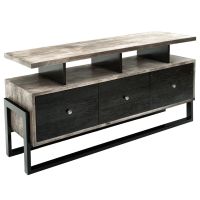Urban Rustic Salvaged TV Stand - Urban Graphite
