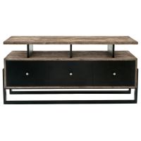Urban Rustic Salvaged TV Stand - Antique Gray