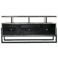 Urban Rustic Salvaged TV Stand - Urban Graphite