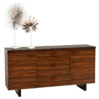Urban Rustic Strip Console shown in Natural Reclaimed Wood