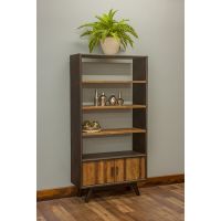 Urban Rustic Mahogany Bookcase