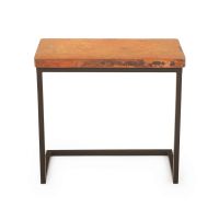 Copenhagen Hammered Copper Sofa Tray End Table