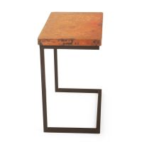 Copenhagen Hammered Copper Sofa Tray End Table