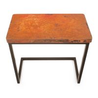 Copenhagen Hammered Copper Sofa Tray End Table