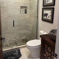 Rustic Campfire Barnwood Vanity