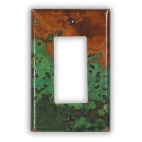 Verde 1 Toggle Copper Switch Plate