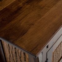 Organic Black Walnut Vanity with Copper Sink