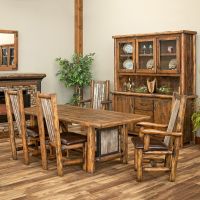 Olde Towne Rustic Log Dining Set