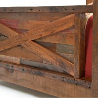 Back To The Barn Classic Reclaimed Barn Wood Footboard