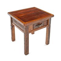 Barnwood One Drawer Nightstand in Vintage Colors