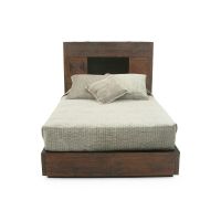 Ultimate Storage Reclaimed Platform Bed, Shown with Storage Closed