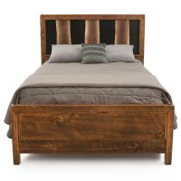 Walnut Falls Rustic Barnwood Bed