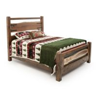 Live Edge Black Walnut Panel Cabin Bed
