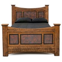 Autumn Woods Triple Copper Panel Bed
