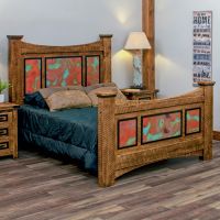 Copper Mesa Triple Copper Panel Bed