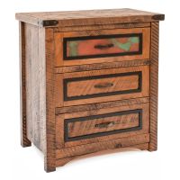Copper Mesa 3 Drawer Chest