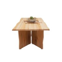 Canyon Ridge Dining Table - Sycamore Top in Clear Finish with Sycamore Base in Clear Finish