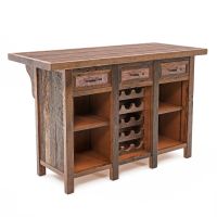 Copper Canyon 3 Panel Barn Wood Bar