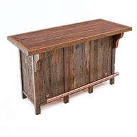 Copper Canyon 3 Panel Barn Wood Bar