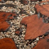 A River Runs Through It Aspen & Redwood Coffee Table