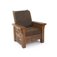 Teak Carved Lounge Chair
