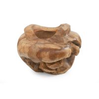 Natural Teak Wood Bowl