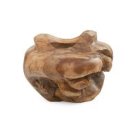 Natural Teak Wood Bowl