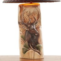 Hand Carved Deer Detail