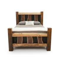 Walnut Falls Barnwood Post Bed