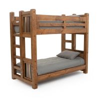 Walnut Falls Rustic Barnwood Bed