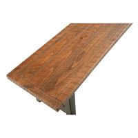 Hearthwood Rustic Bench - Top Detail