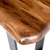 Wedge Live Edge Natural Wood Sofa Table