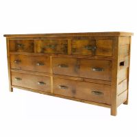 Western Traditions Elite 7 Drawer Rustic Dresser