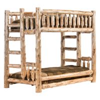 Cedar Lake Twin over Twin Log Bunk Bed
