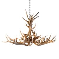 8 Light Elk Antler Chandelier