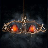 Real Antler Billiard, Bar & Dining Chandelier - Medium