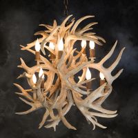 The Fireball Antler Chandelier