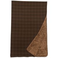 Wooded River Plaid VI Throw Blanket