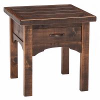 Woodland Park Rustic 1 Drawer Nightstand