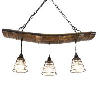 Barrel Stave Chandelier