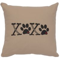 XOXO Image Decor Pillow - Alabaster Cotton