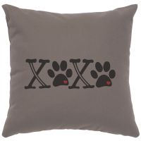 XOXO Image Decor Pillow - Chrome Cotton