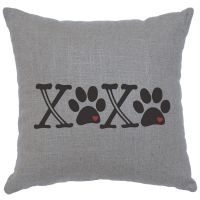 XOXO Image Decor Pillow - Gray Linen