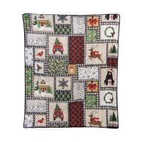 Winter Cottage Throw Blanket