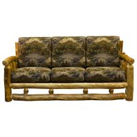 Yellowstone Aspen Rustic Log Sofa