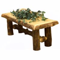 Yellowstone Rustic Aspen Log Coffee Table