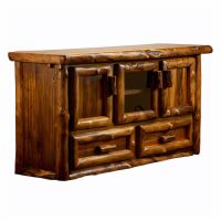 Yosemite Aspen & Barn Wood Entertainment Stand - Custom Finish