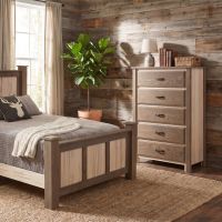 Rustic Chest Of Drawers: Some lifestyle images are created with AI for visualization purposes. Crafted from natural solid wood, each piece is unique and will vary.