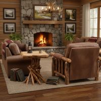 Western Ranch Furniture: Some lifestyle images are created with AI for visualization purposes. Crafted from natural solid wood, each piece is unique and will vary.